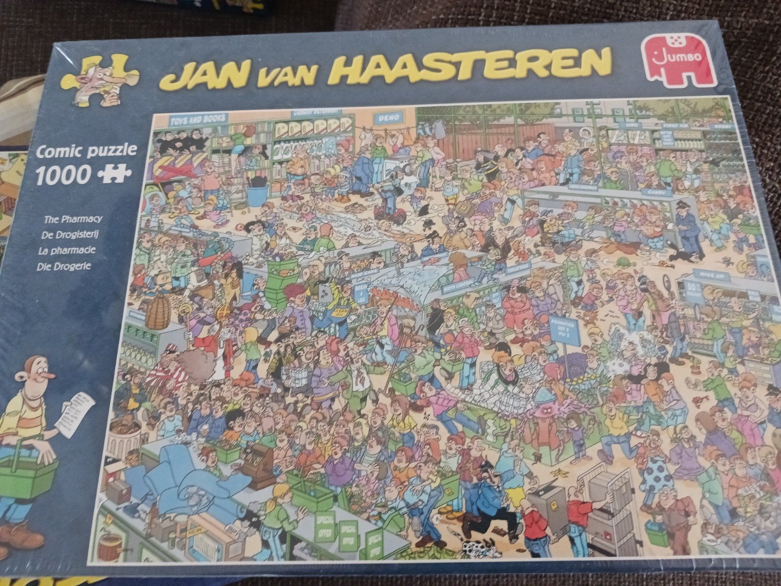 Jan van Haasteren De Drogisterij 1000 stukjes, Ophalen, 500 t/m 1500 stukjes, Nieuw, Legpuzzel