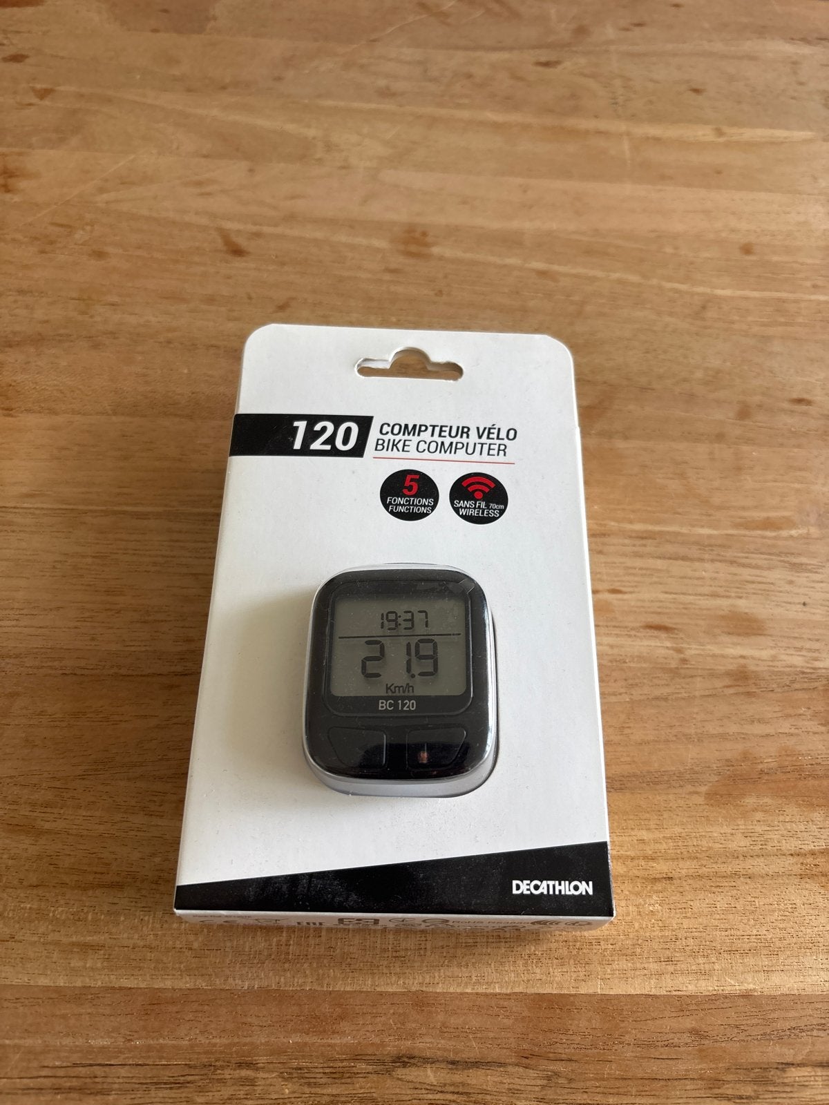 Decathlon BC 120 Fietscomputer - Nieuw in verpakking, Ophalen of Verzenden, Draadloos, Nieuw