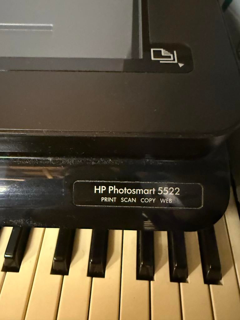 HP Photosmart 5522 All-in-One Printer - Scherpe Foto's, Ophalen, Gebruikt, Inkjetprinter, All-in-one