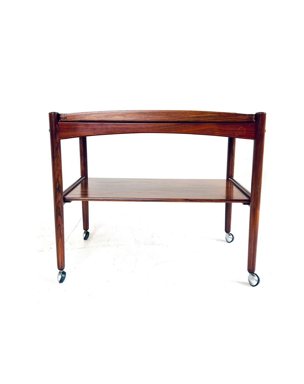 Vintage Deense trolley, Poul Hundevad ‘60, 45 tot 60 cm, Ophalen of Verzenden, Poul Hundevad, 75 cm of meer
