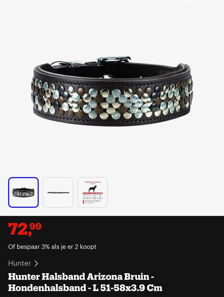 Honden halsband, Ophalen of Verzenden, Nieuw