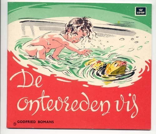 DE ONTEVREDEN VIS - GODFRIED BOMANS - RECLAMEBOEKJE CO-OP, Verzamelen, Ophalen of Verzenden, Overige typen