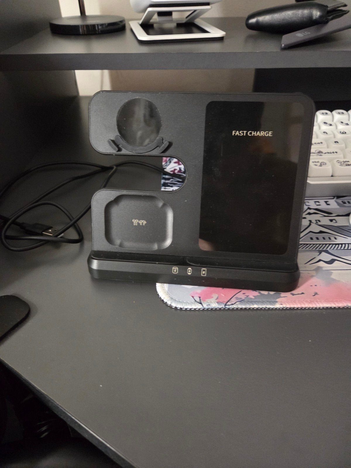 3-in-1 wireless charger, Universeel, Draadloze oplader, Ophalen of Verzenden, Overige merken