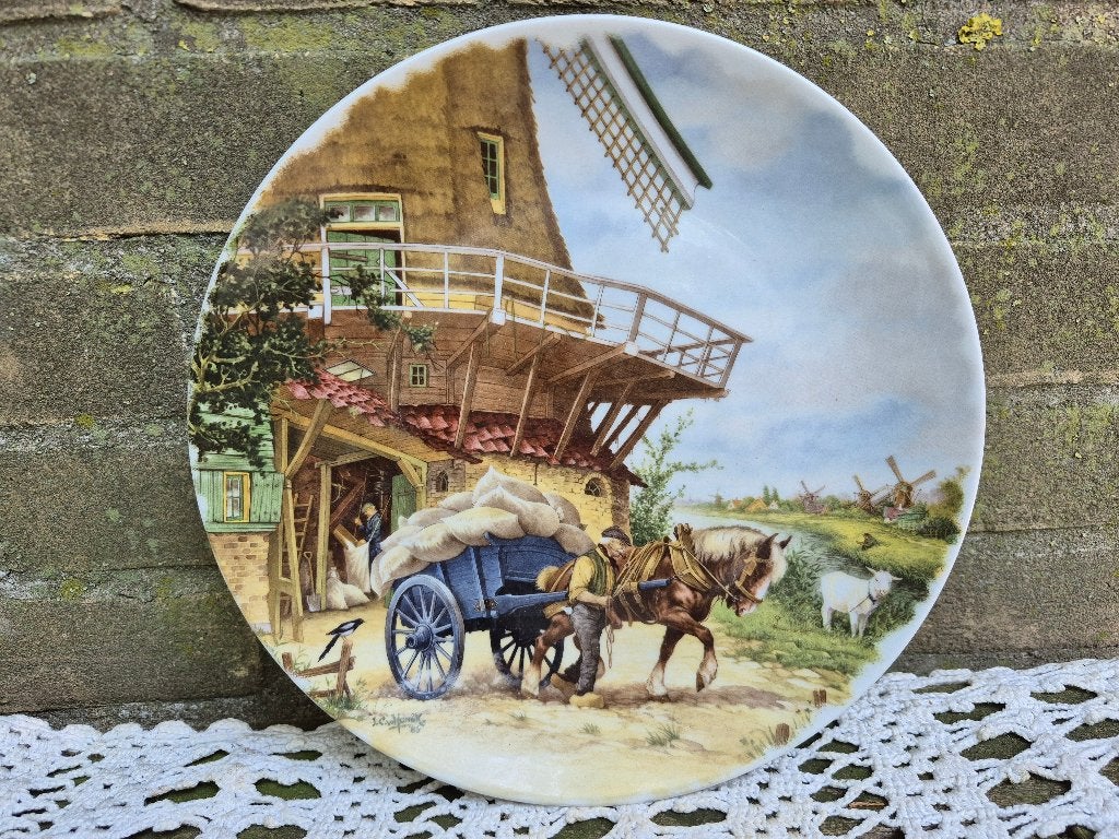 oud Royal Schwabap (wand)bord, Ophalen of Verzenden, Gebruikt, Overige materialen