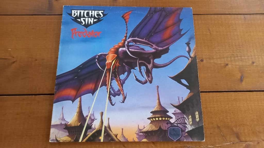 lp album Bitches Sin ‎- Predator, LP, Originele persing, Ophalen of Verzenden, 12 inch