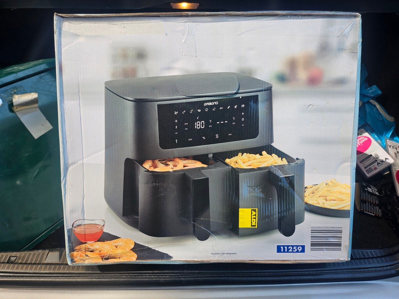 Ambiano Dual Zone Heteluchtfriteuse - Nieuw in doos, Ophalen of Verzenden, Nieuw
