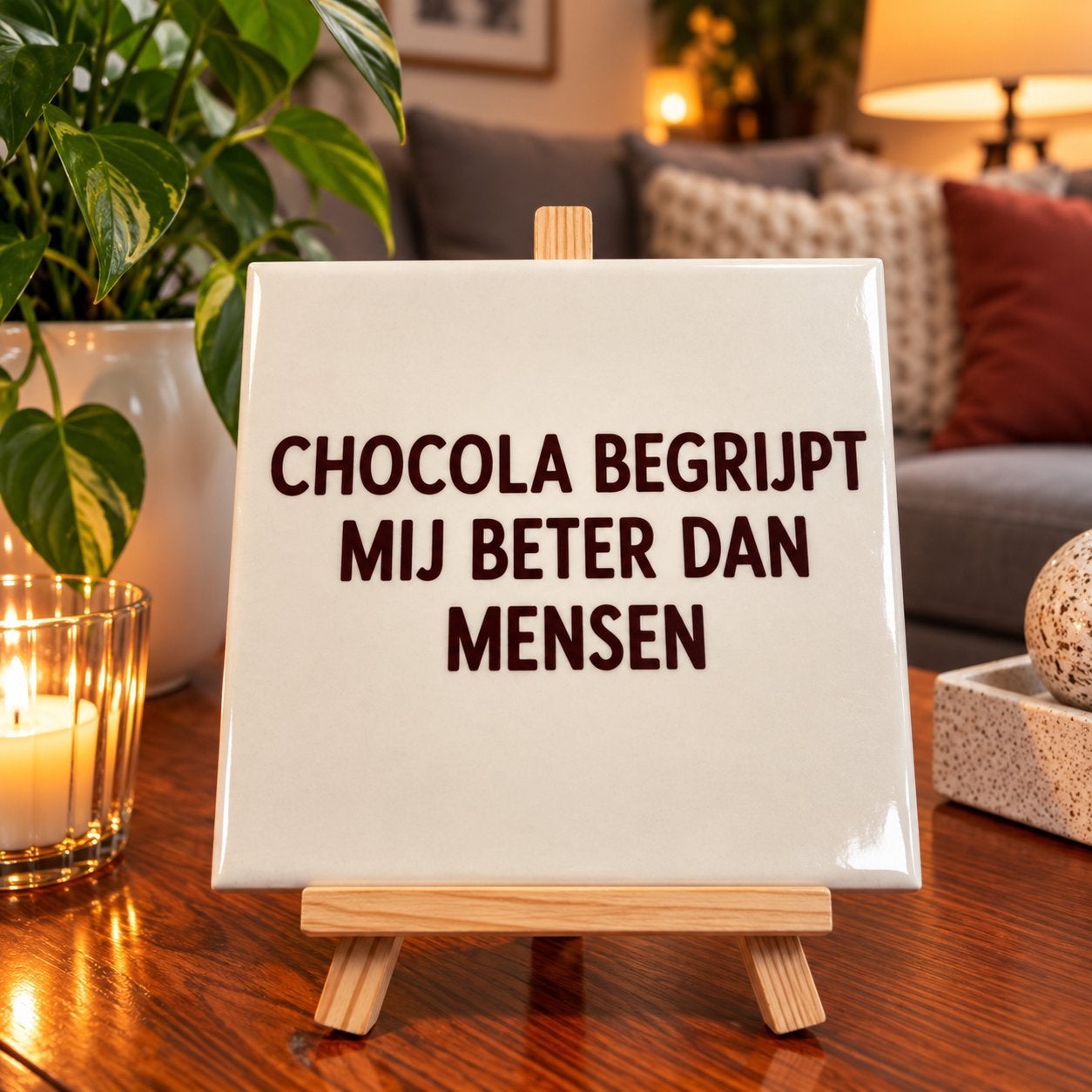 Tegeltje tekst, Ophalen of Verzenden, Nieuw