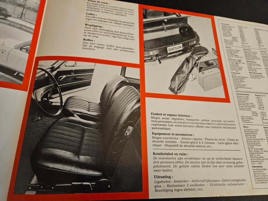 Brochure Datsun 1000 / 1000 Van 1969, Boeken, Auto's | Folders en Tijdschriften, Ophalen of Verzenden, Zo goed als nieuw, Overige merken