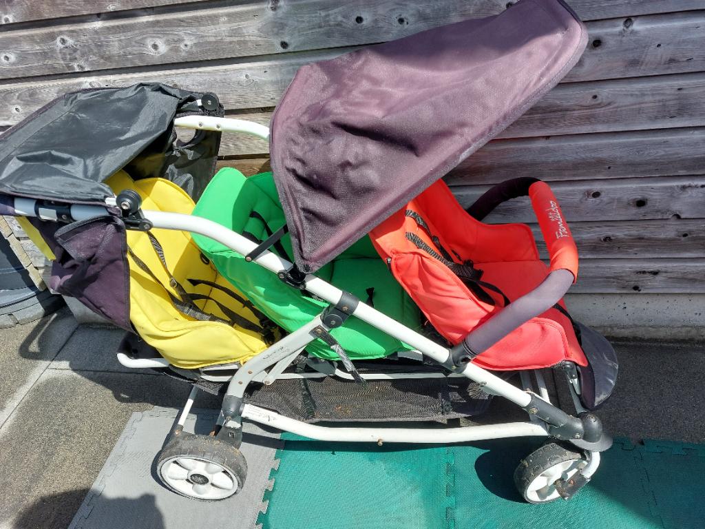 Familidoo drielingwagen, Kinderen en Baby's, Kinderwagens en Combinaties, Ophalen, Gebruikt, Kinderwagen, Overige merken