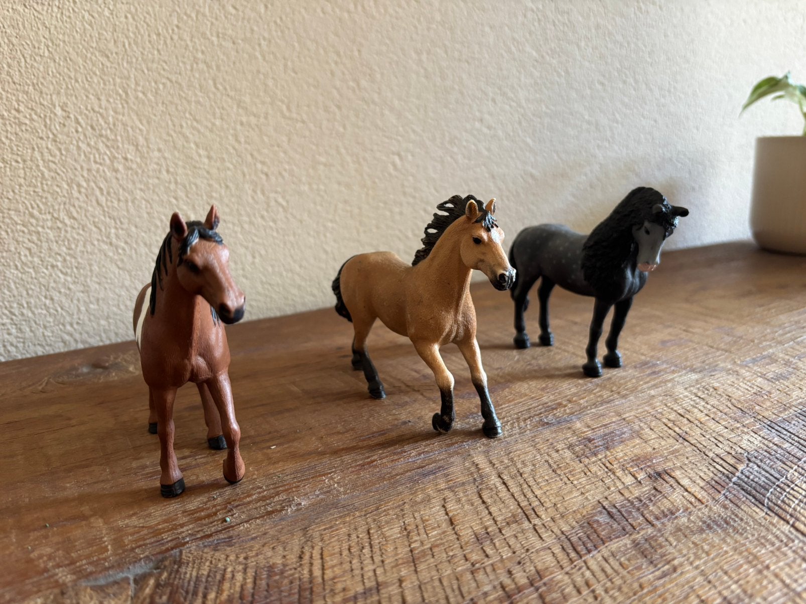 Schleich paardenset I – 3 paarden, Ophalen of Verzenden, Gebruikt