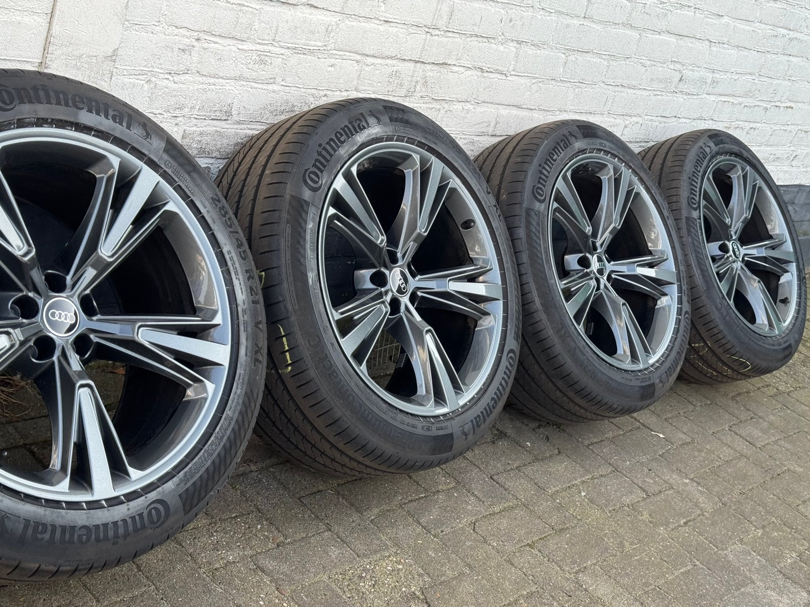 21 Audi Q8 SQ8 SQ7 Q7 S Sportback 50 55 s-line velgen, Ophalen, Gebruikt, 285 mm, Banden en Velgen