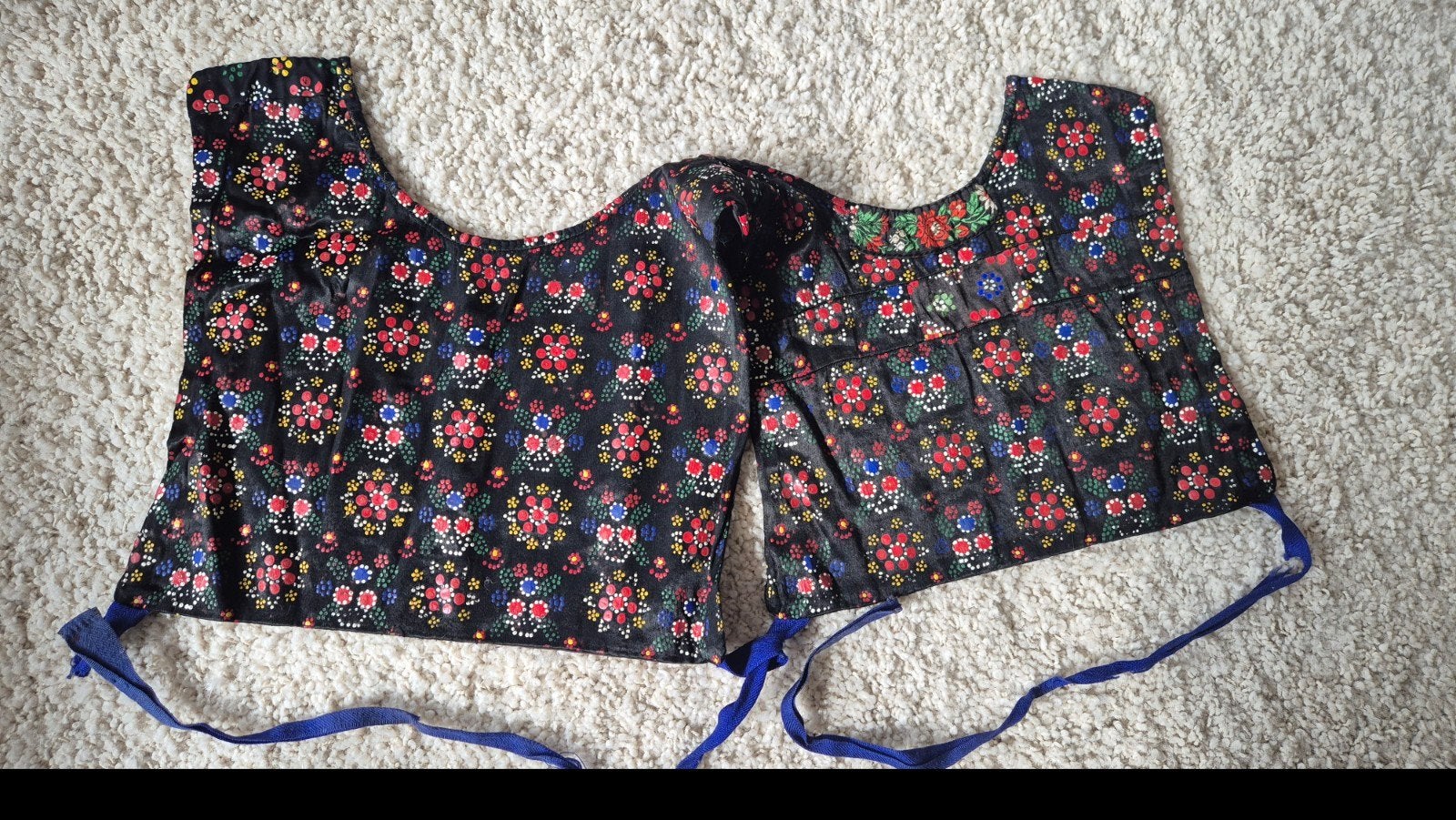 Oude Staphorster klederdracht kraplap met stipwerk, Antiek en Kunst, Antiek | Kleding en Accessoires, Ophalen of Verzenden