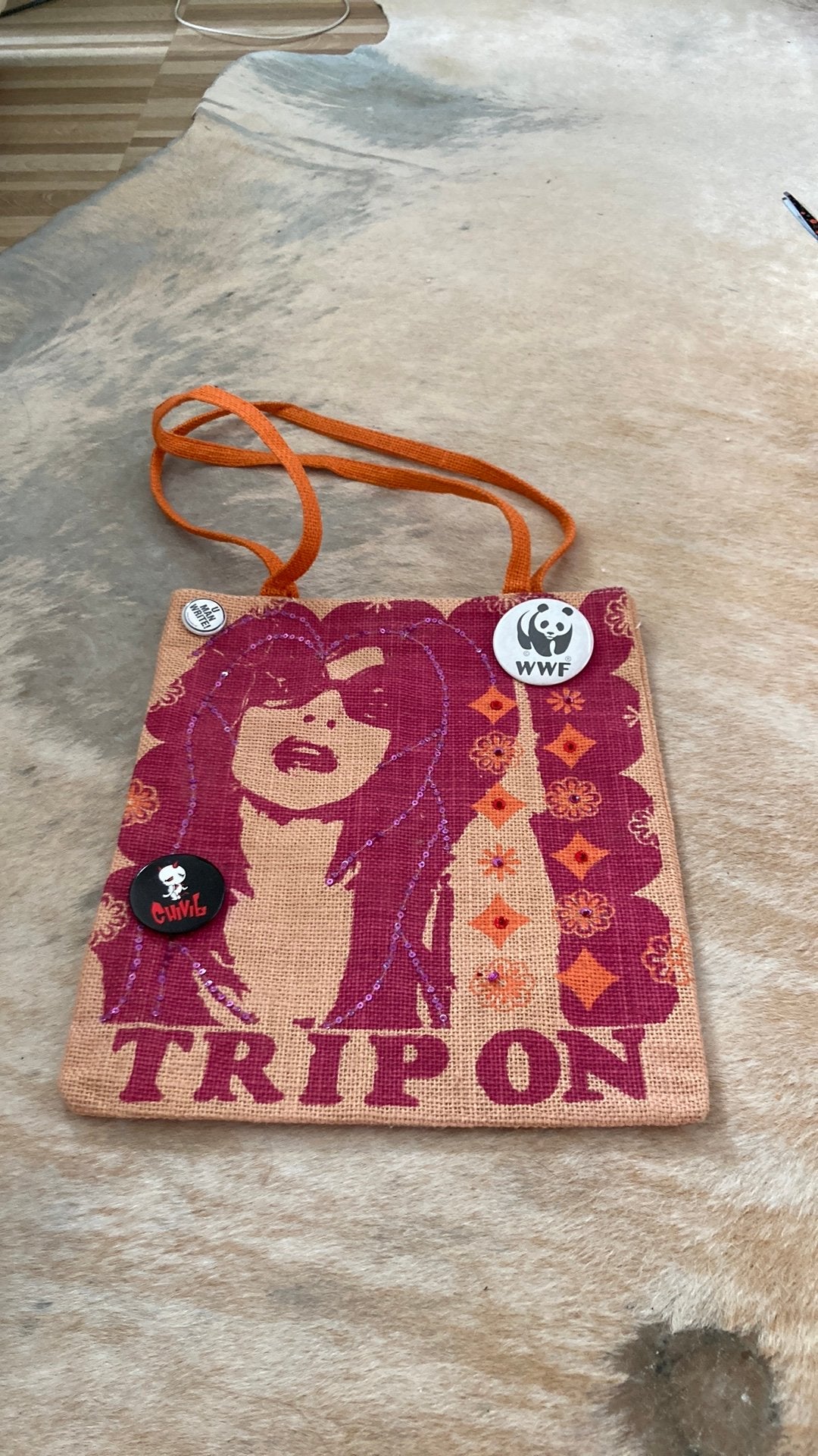 Jute hippie tasje, Ophalen, Nieuw, Handtas