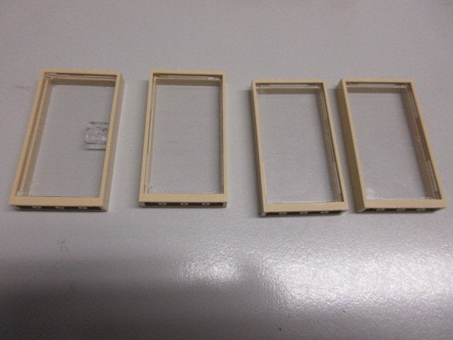 nr. 2539 Ramen en deur. Beige/Tan., Kinderen en Baby's, Ophalen of Verzenden, Zo goed als nieuw, Lego