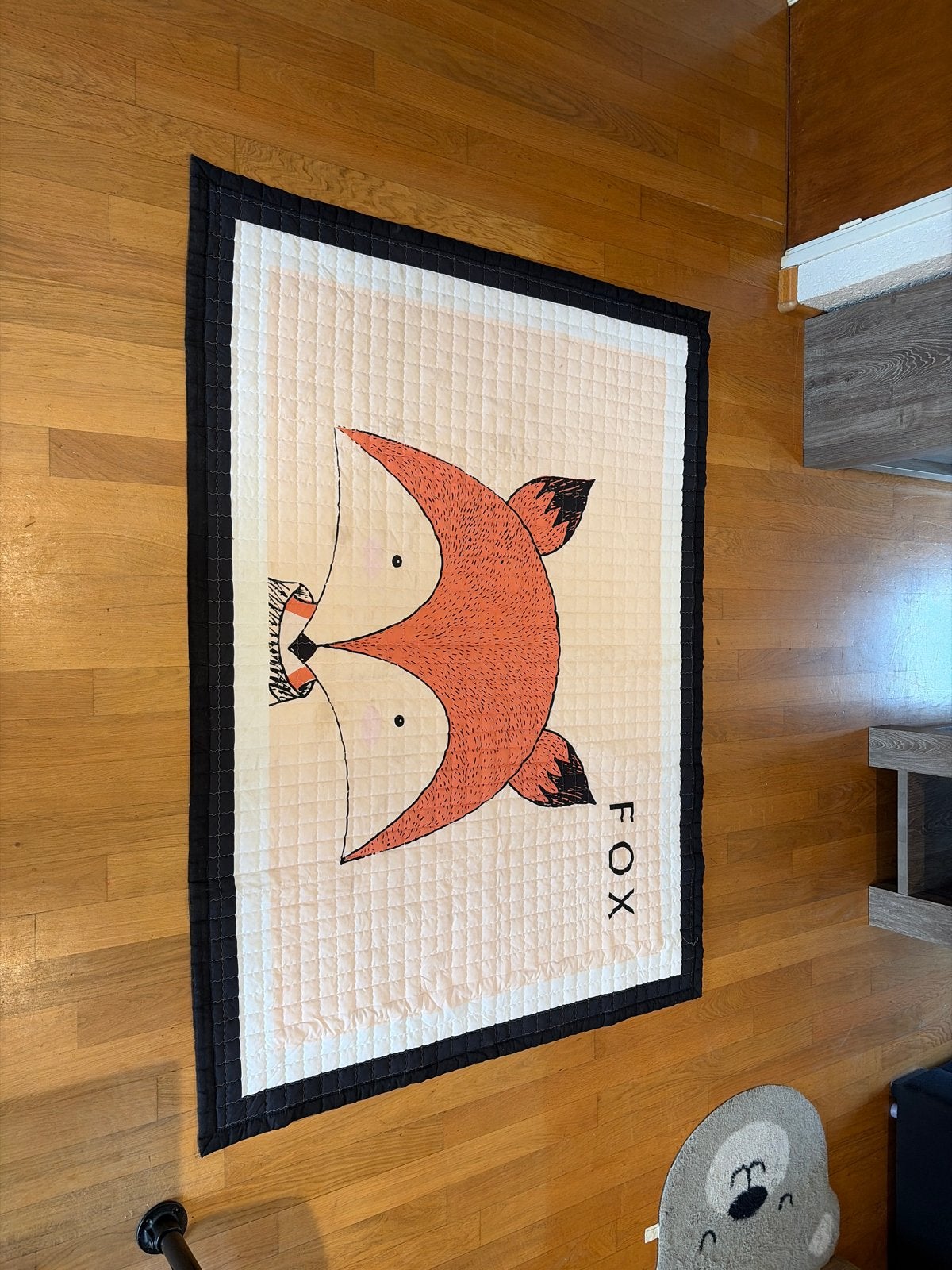 Speelkleed Vos 200x150cm - Zacht en Ruim Speeloppervlak, Ophalen, Gebruikt, Speelkleed