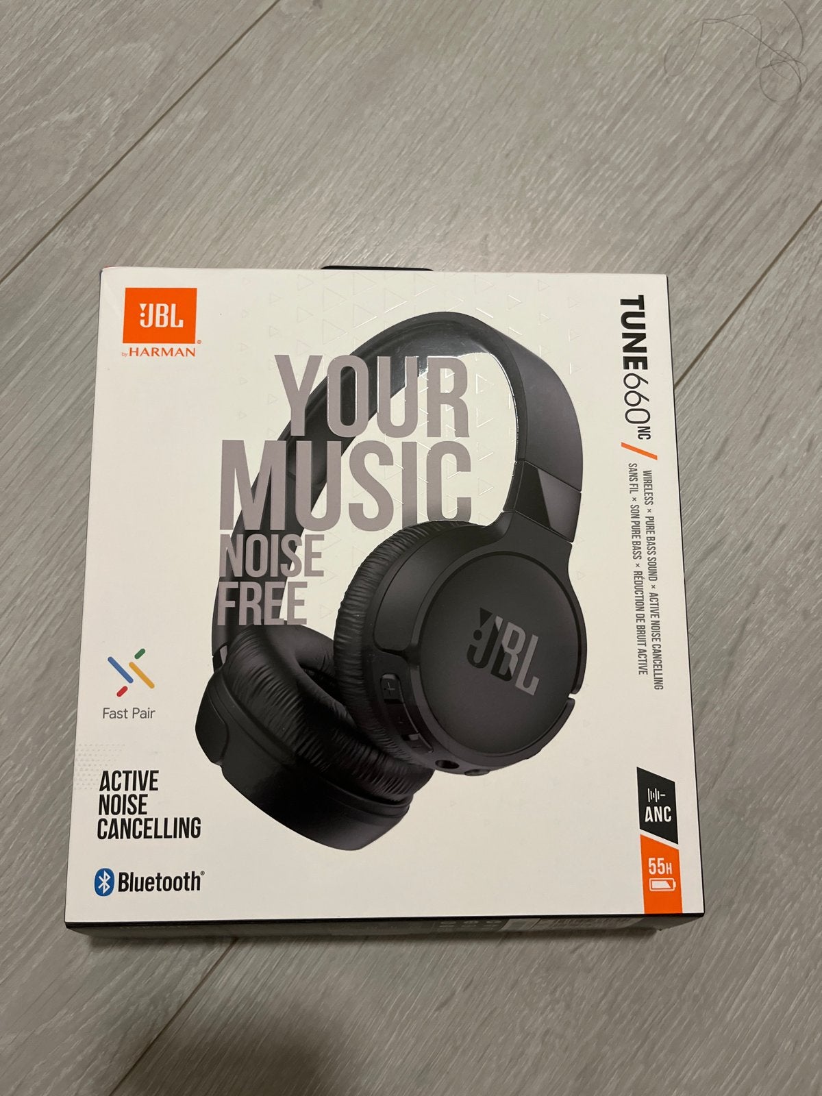 JBL Tune 660NC Draadloze Noise Cancelling Koptelefoon, JBL, Bluetooth, Ophalen of Verzenden, Zo goed als nieuw