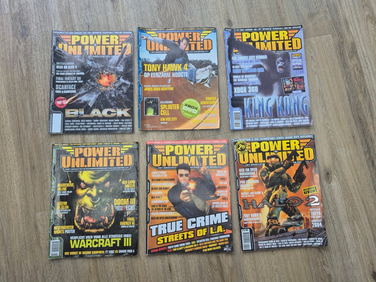6x Power Unlimited magazine, 1 speler, Ophalen of Verzenden, Zo goed als nieuw, Vanaf 3 jaar
