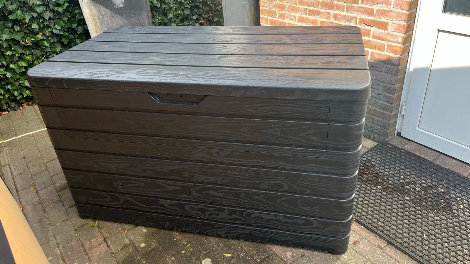 Ruime kunststof opbergbox voor buiten, Tuin en Terras, Ophalen, Zo goed als nieuw, Kunststof, Overige typen