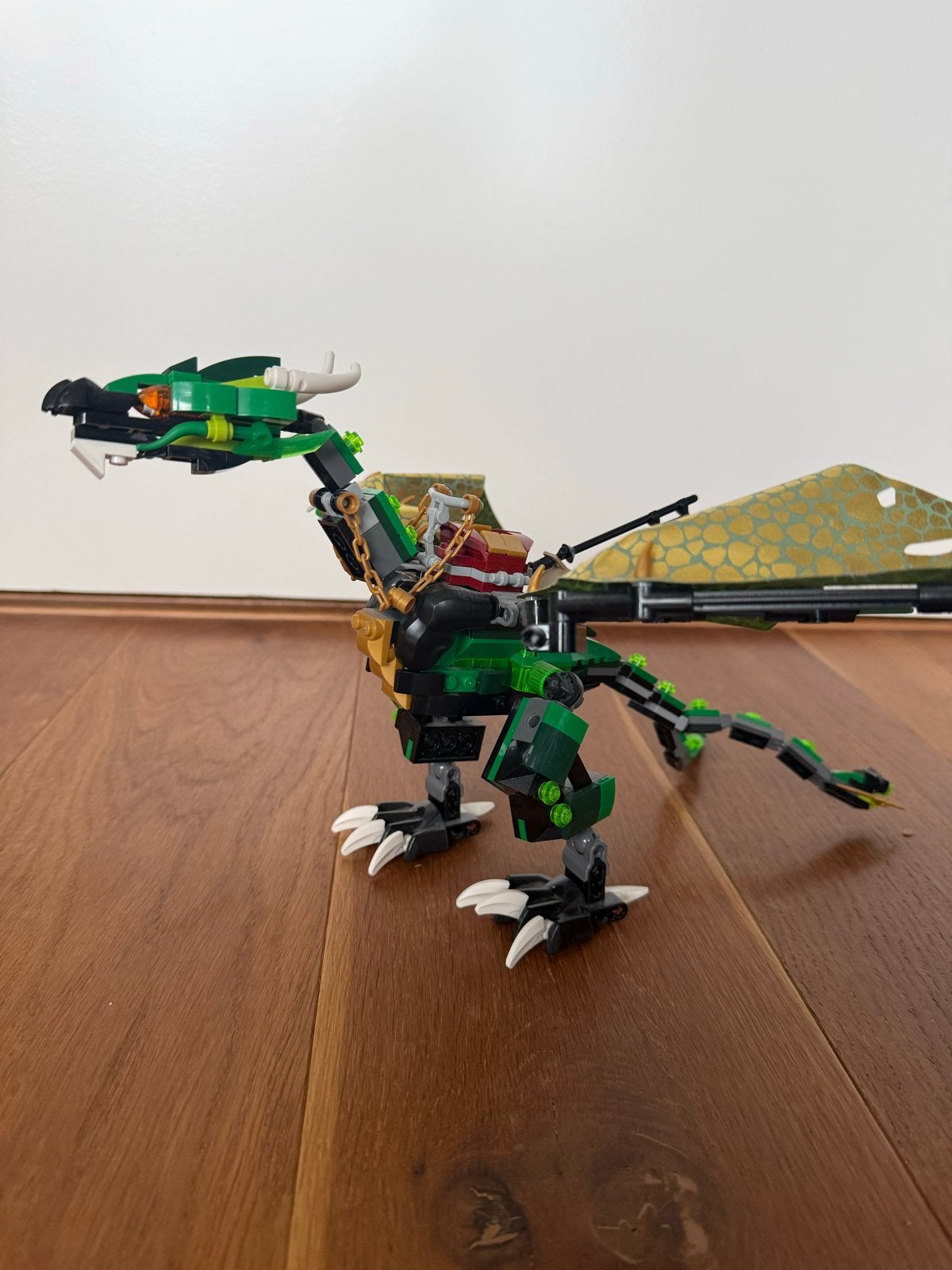 Lego Ninjago Groene Draak, Kinderen en Baby's, Speelgoed | Duplo en Lego, Gebruikt, Lego, Ophalen of Verzenden, Compleet