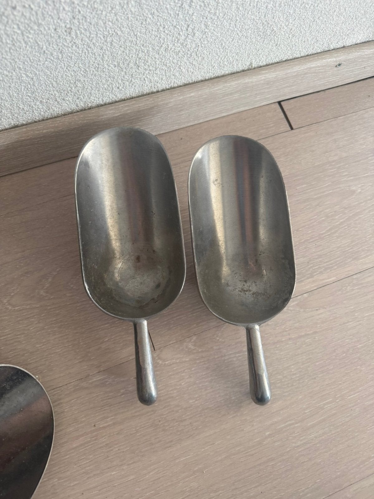 2x aluminium voerschep, Dieren en Toebehoren, Ophalen of Verzenden, Zo goed als nieuw, Overige typen
