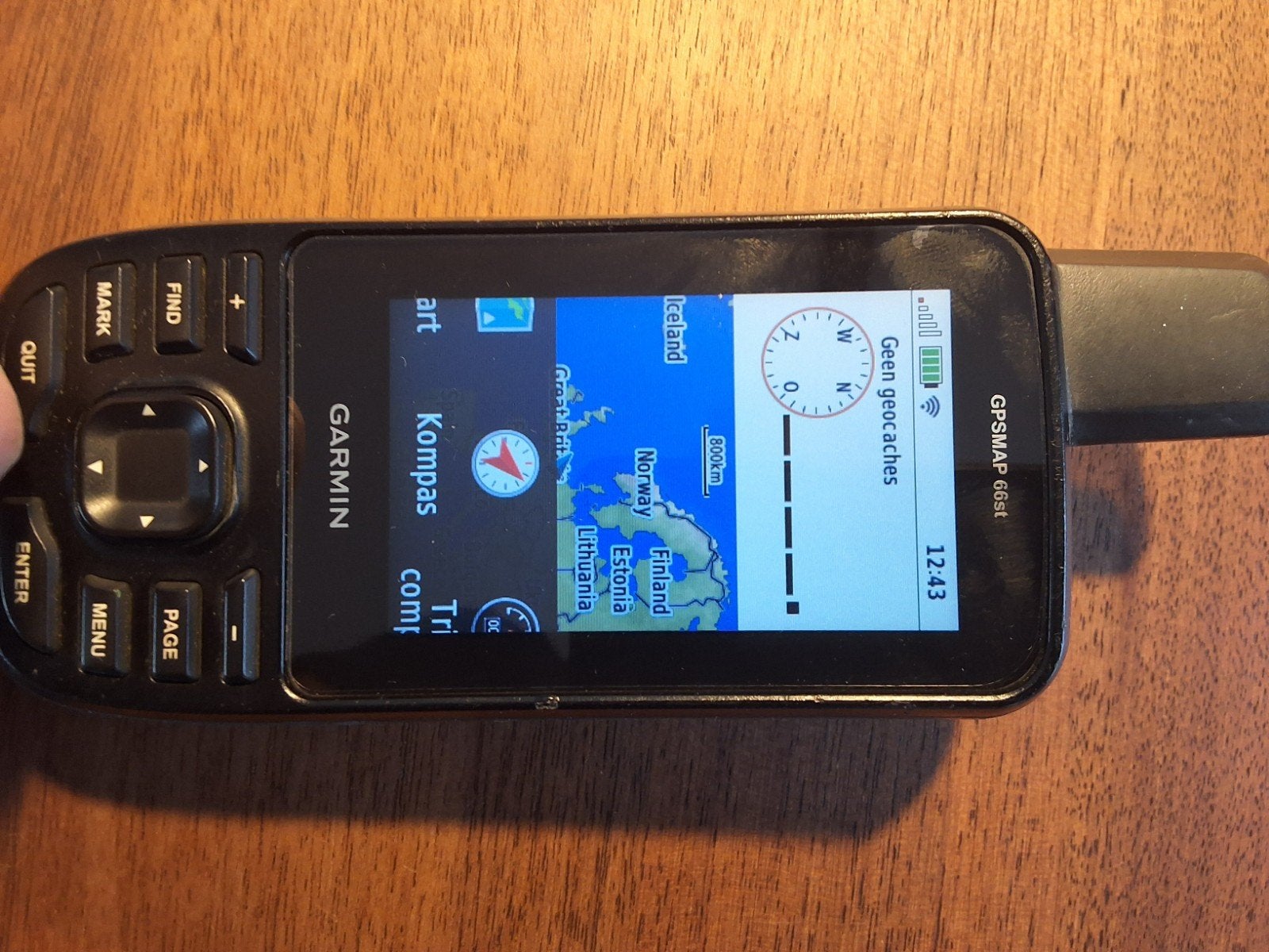 GARMIN GPSMAP 66st, Watersport en Boten, Navigatiemiddelen en Scheepselektronica, Ophalen of Verzenden, Gebruikt, Gps of Kompas