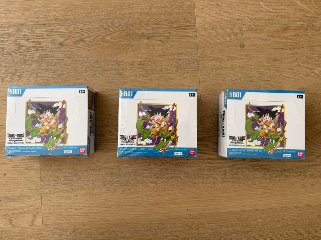 Dragon Ball SB01 booster box English sealed, Ophalen, Zo goed als nieuw, Boosterbox