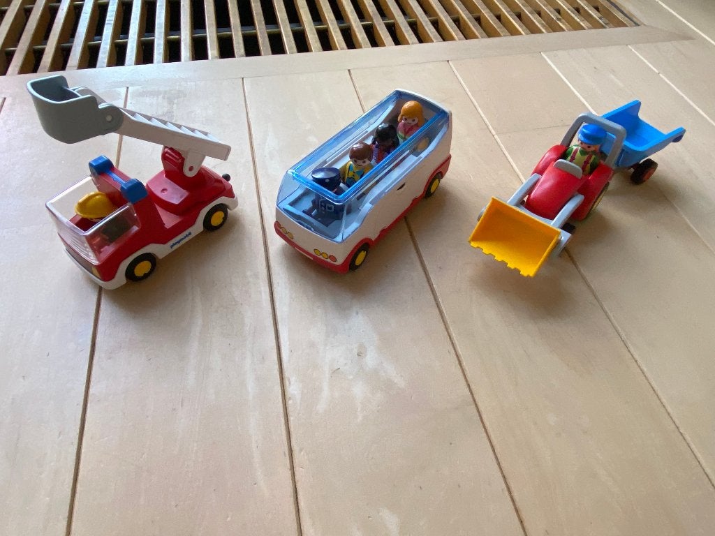 Playmobil 123 auto's, Ophalen of Verzenden, Gebruikt, 1.2.3