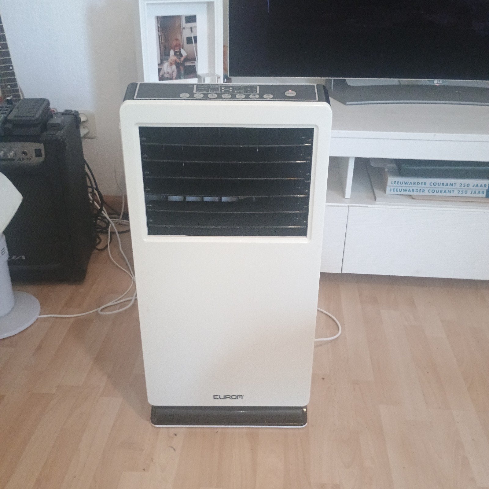 Eurom Aircooler - Wit ( geen airco ), Witgoed en Apparatuur, Airco's, Gebruikt, Tafel- of Grondventilator, Minder dan 60 m³, 3 snelheden of meer