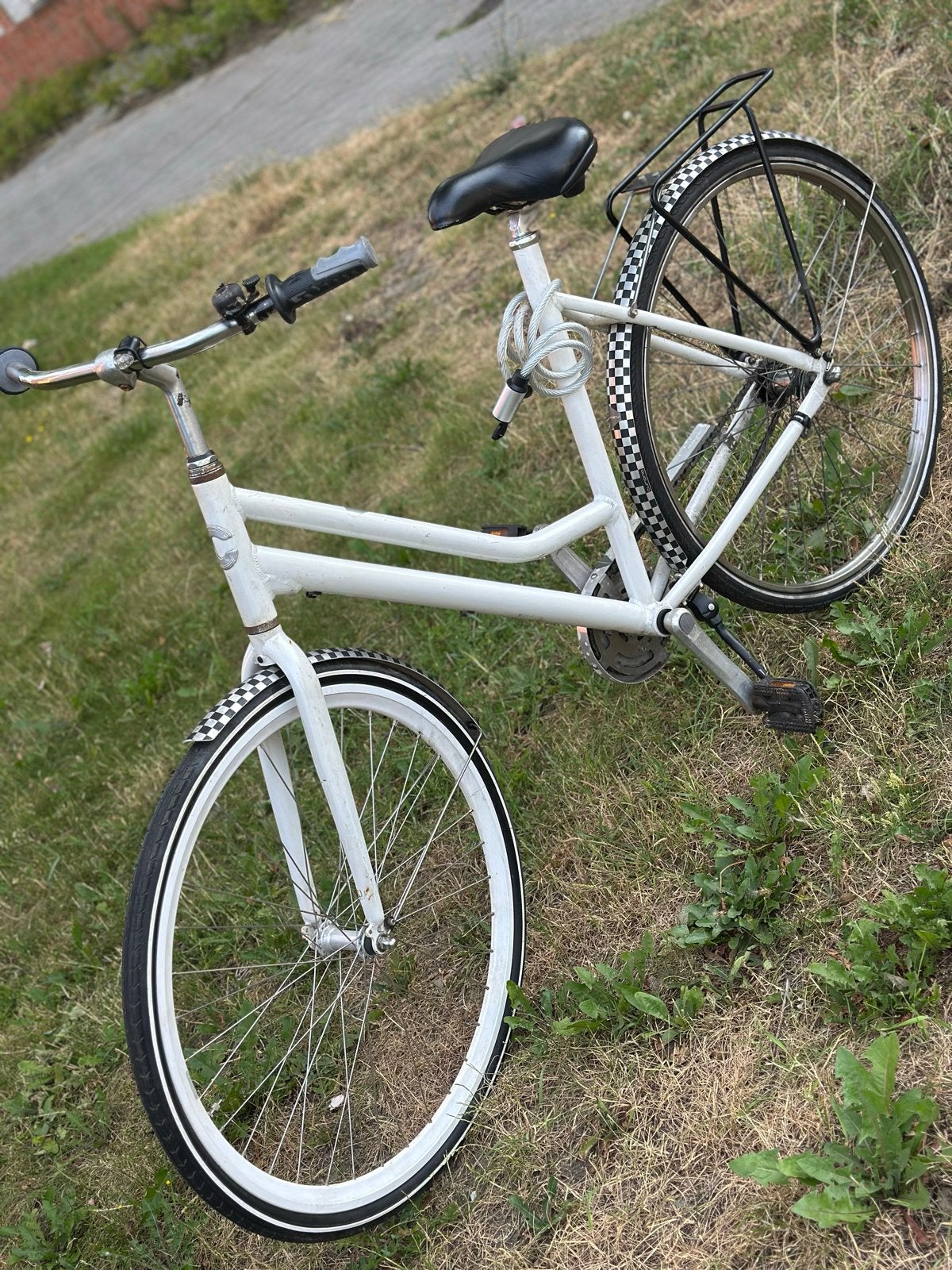 Witte Cortina 28 inch fiets - perfecte staat, incl. accessoi, Terugtraprem, Versnellingen, Zo goed als nieuw, 50 tot 53 cm
