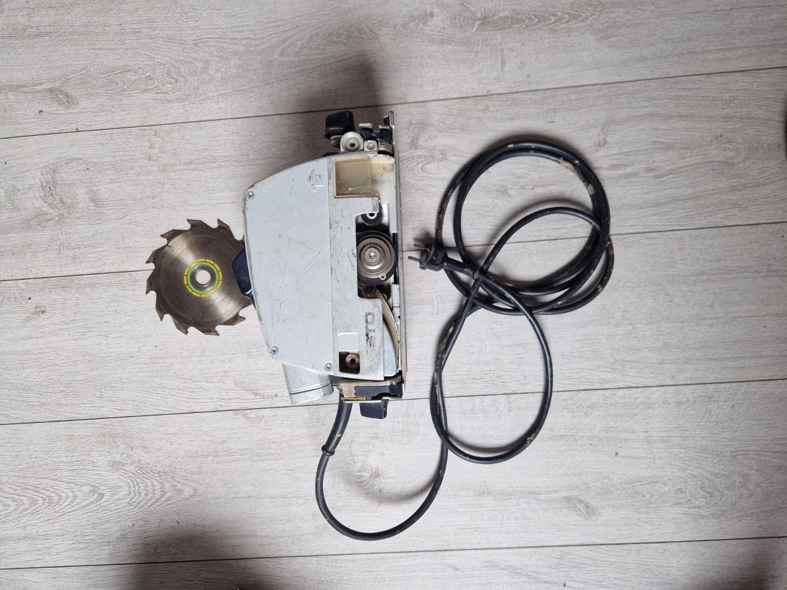 Festool Ap55 invalzaag inclusief Zaagblad, Gebruikt, Cirkelzaag, 70 mm of meer, Ophalen of Verzenden