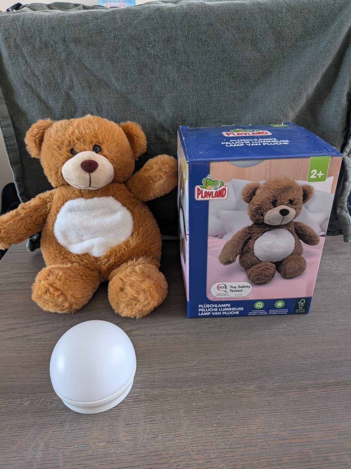Lamp van pluche (beren nachtlampje) nieuw, Ophalen of Verzenden, Nieuw, Overige typen