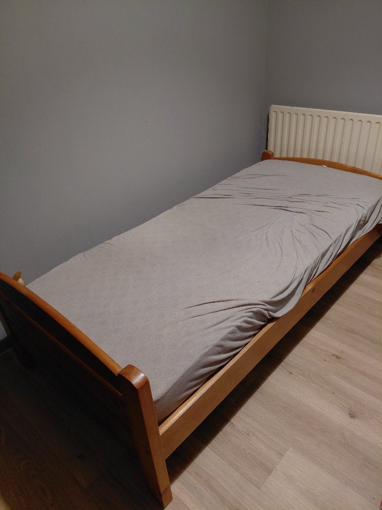 Eenpersoonsbed gratis af te halen, Ophalen, Gebruikt, 90 cm, Eenpersoons
