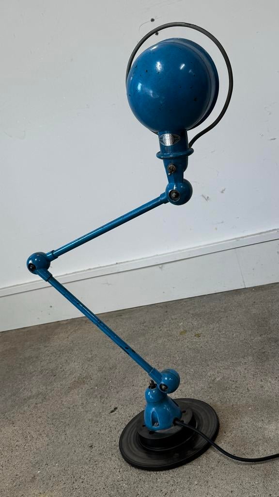 Originele Jielde lamp - Blauw industrieel design, Ophalen of Verzenden