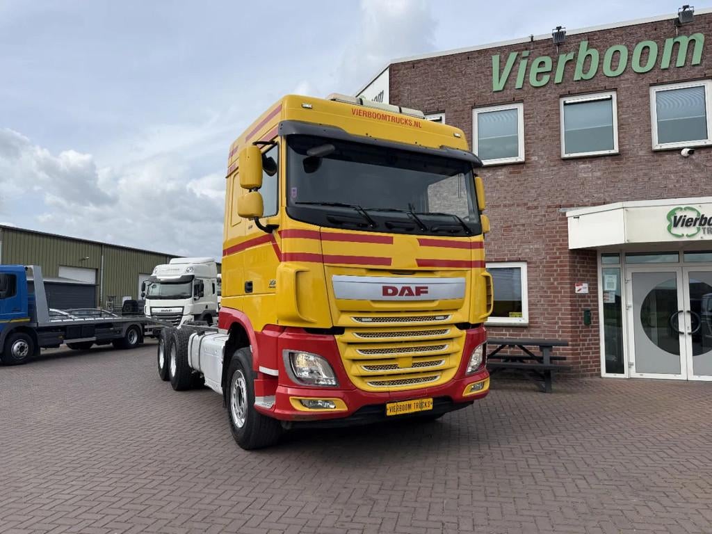 DAF XF 510 XF 510 FAT 6X4 Chassis / Manual gearbox / Big ax;, Achterwielaandrijving, Euro 6, 510 pk, Bedrijf