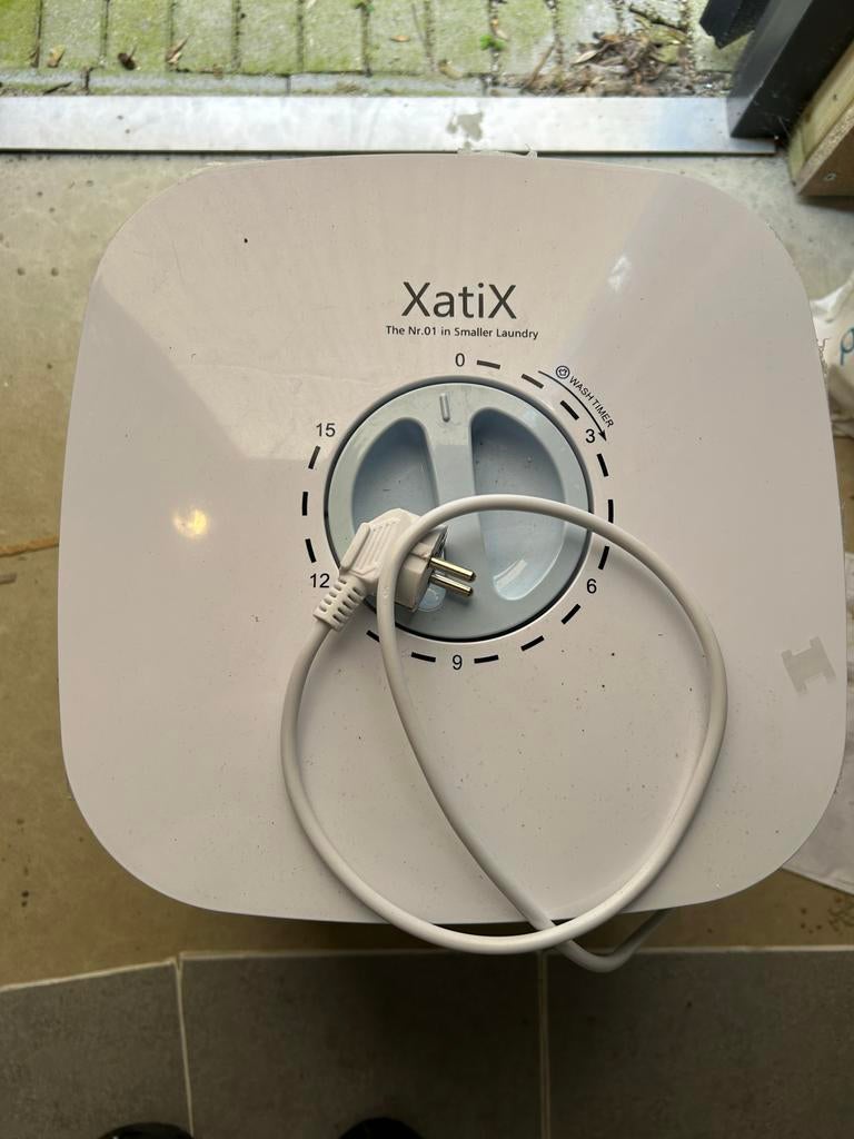 Compacte Campingwasmachine / Mini Wasmachine XatiX, Witgoed en Apparatuur, Wasmachines, Zo goed als nieuw, Bovenlader, Minder dan 4 kg