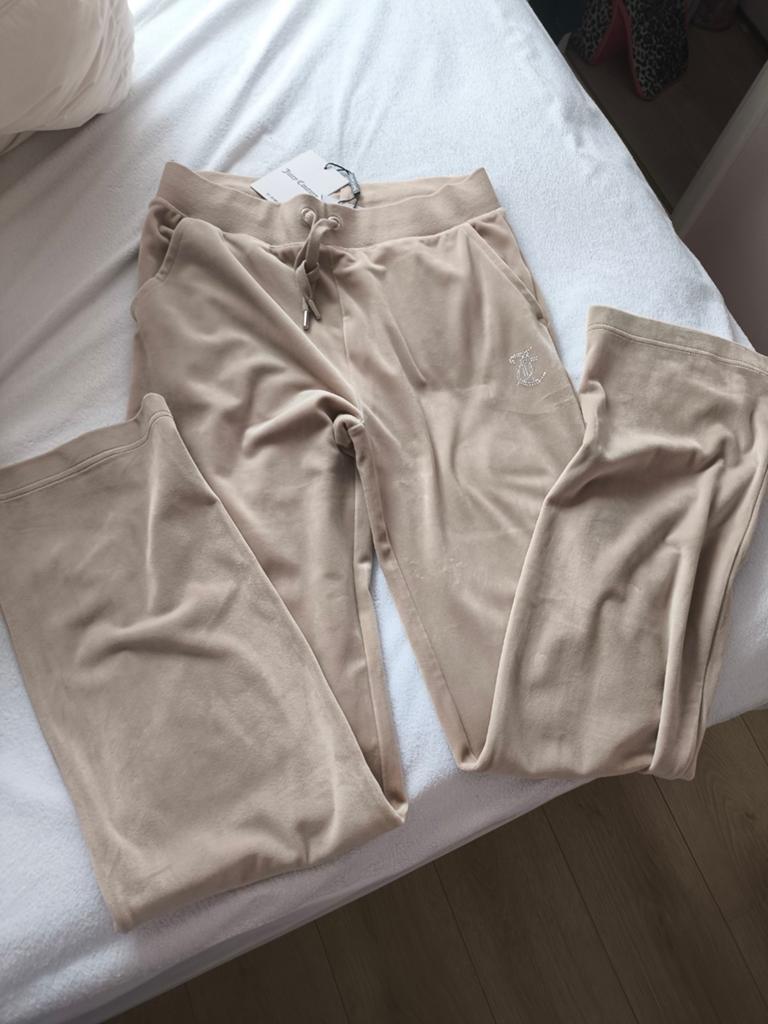 Juicy coutoure velours broek maat s, Zwart, Nieuw, Juicy coutoure, Ophalen of Verzenden