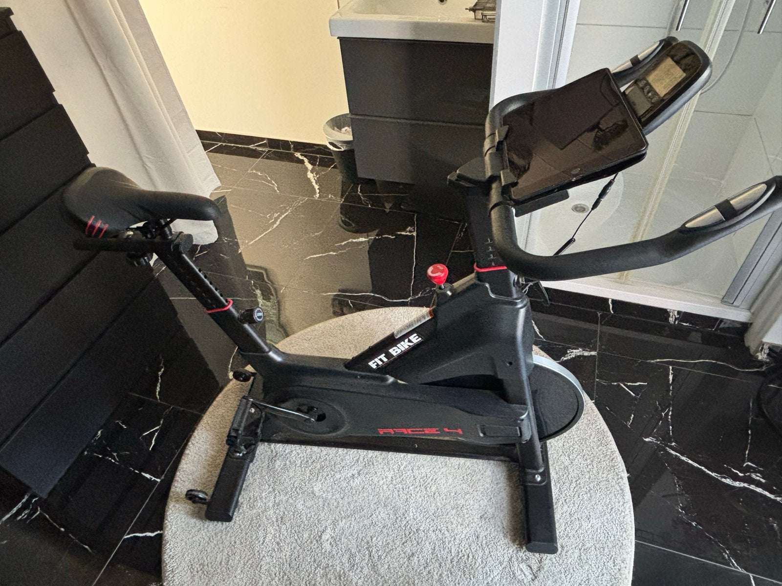 Fit Bike Race 4 Hometrainer, Ophalen, Zo goed als nieuw, Metaal, Benen