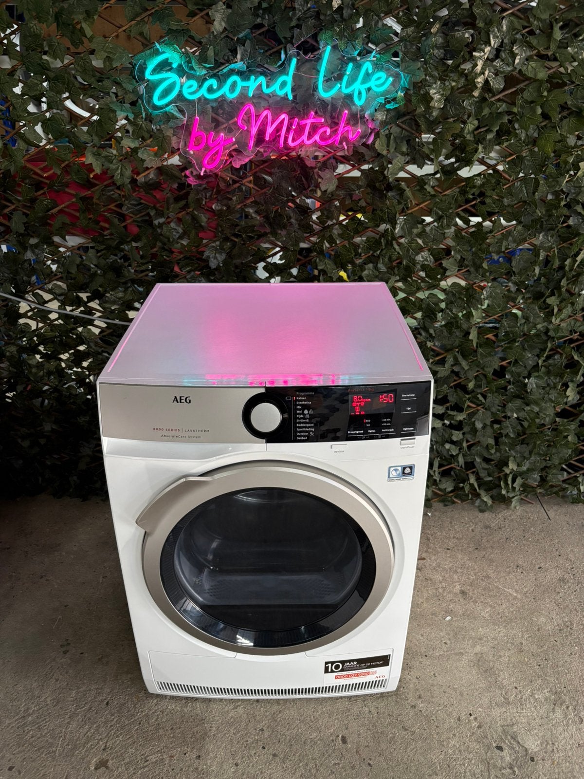 AEG 8000 Series Warmtepompdroger, Ophalen, Overige typen, 8 tot 10 kg, Refurbished