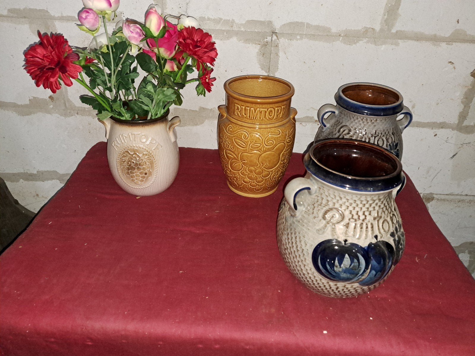 vaas vazen oude Duitse rumpot vazen decoratie, Ophalen of Verzenden
