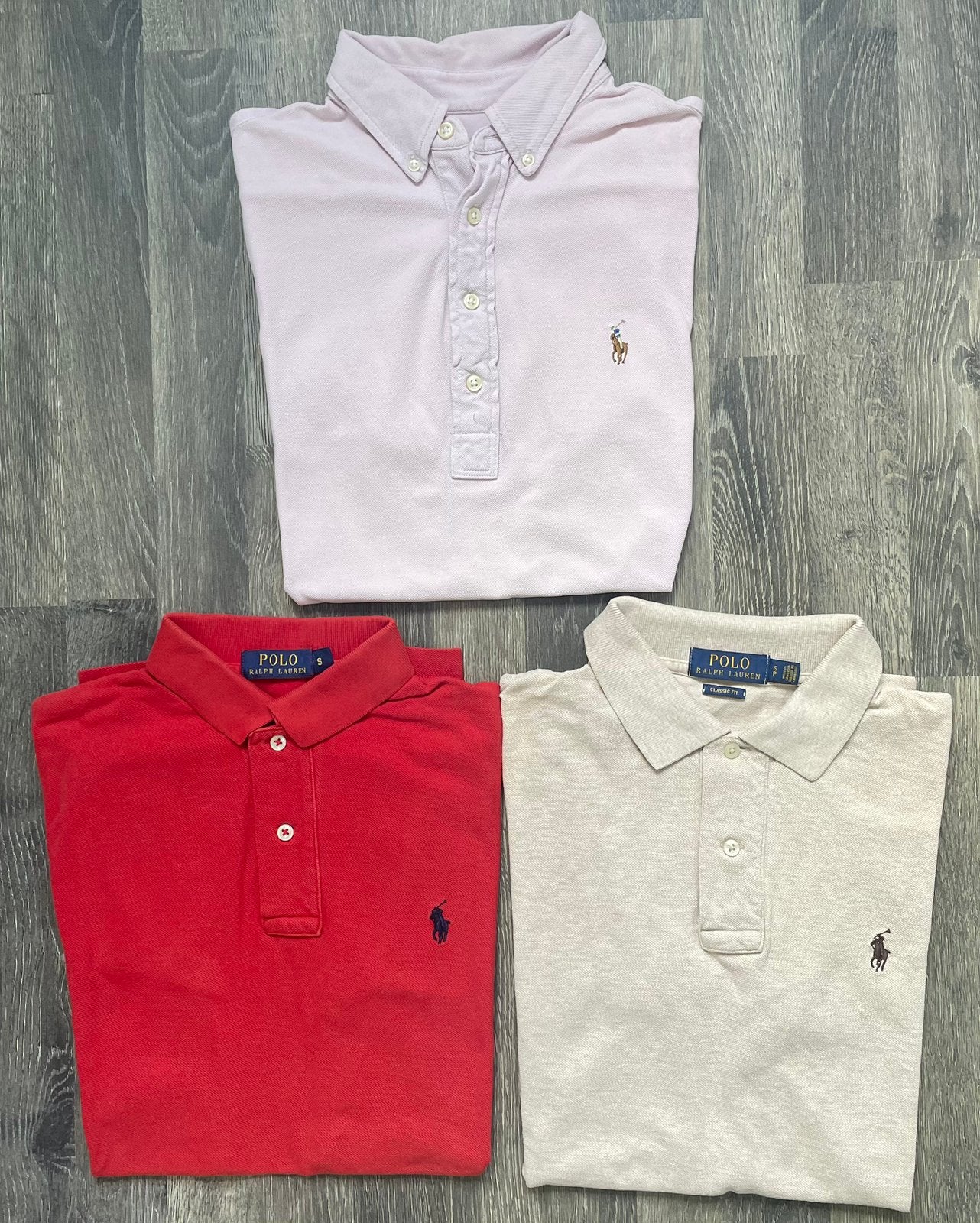 3 Ralph Lauren Polo’s maat S, Ophalen of Verzenden, Zo goed als nieuw, Maat 46 (S) of kleiner, Meerkleurig