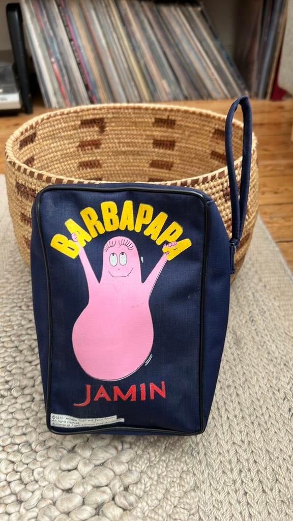 Vintage 1970s Barbapapa Jamin canvas tasje, Ophalen of Verzenden, Gebruikt
