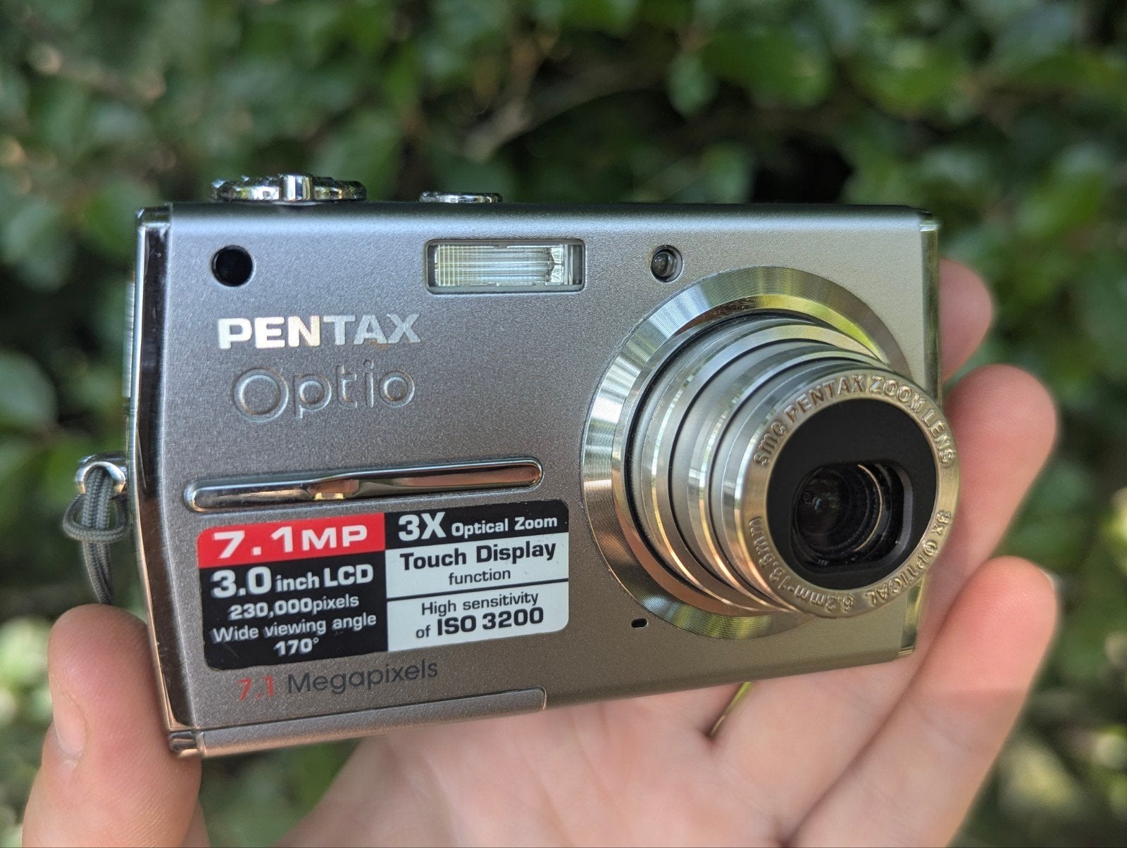 Pentax Optio T30 digitale camera, Verzenden, Zo goed als nieuw, Pentax