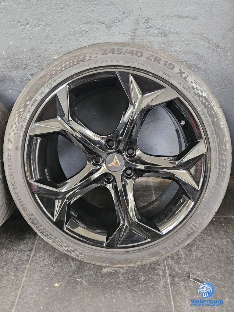 6mm! Originele Cupra Formentor 19 inch zwarte velgen 5x112 z, Auto-onderdelen, Banden en Velgen, 19 inch, -, -, Banden en Velgen