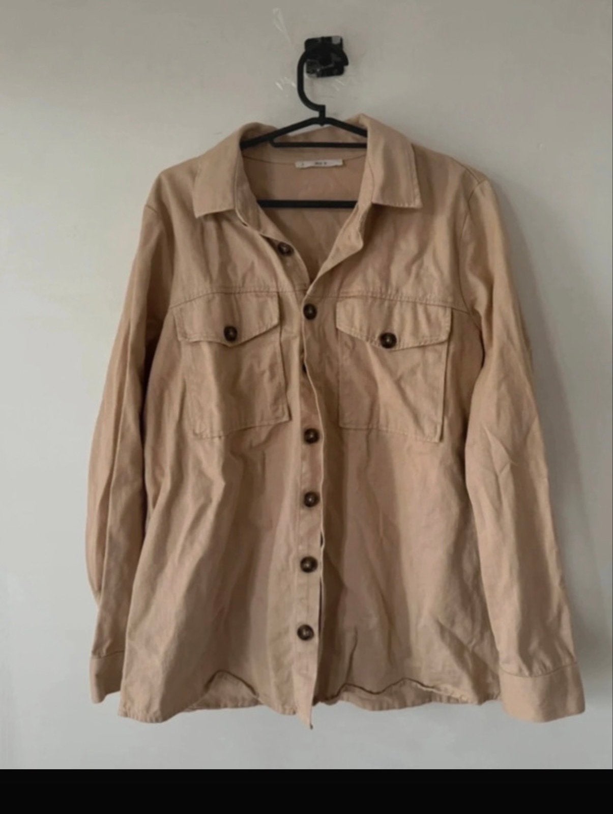 DF Young Overshirt Beige Maat L, Beige, Maat 42/44 (L), Ophalen of Verzenden, Zo goed als nieuw