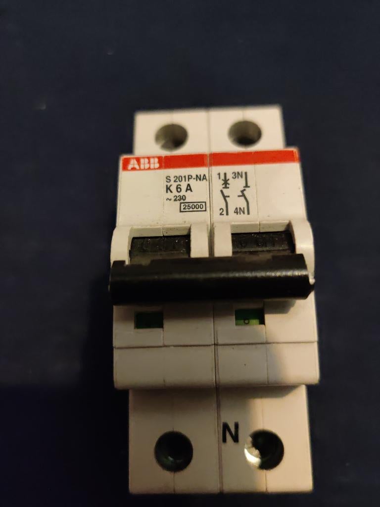 ABB Installatieautomaat S201P-NA K6A 2CDS281103R0377, Ophalen of Verzenden, Nieuw