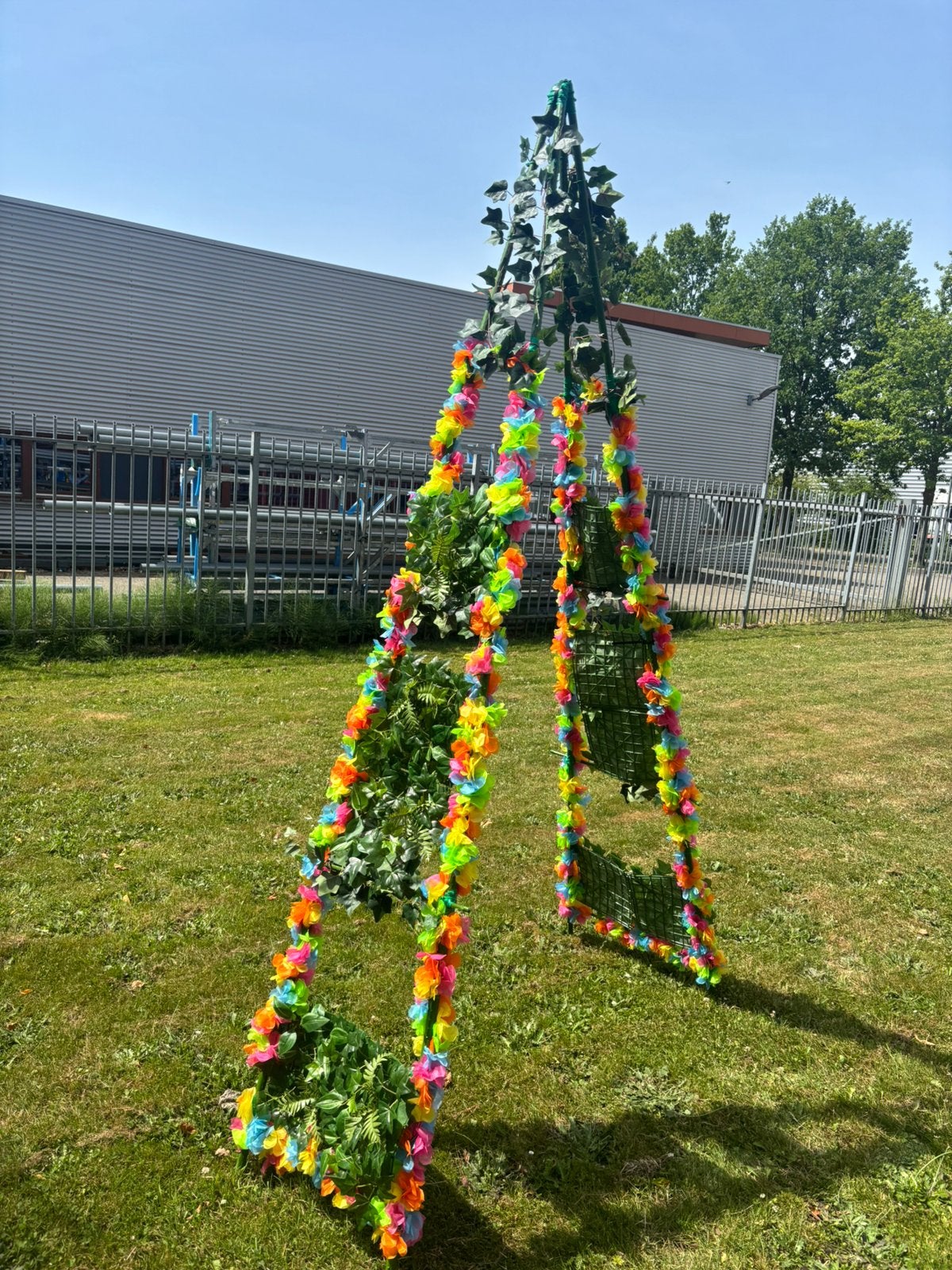 Decoratieboog boog feest Hawaï zomer versiering inklapbaar, Ophalen, Zo goed als nieuw, Versiering