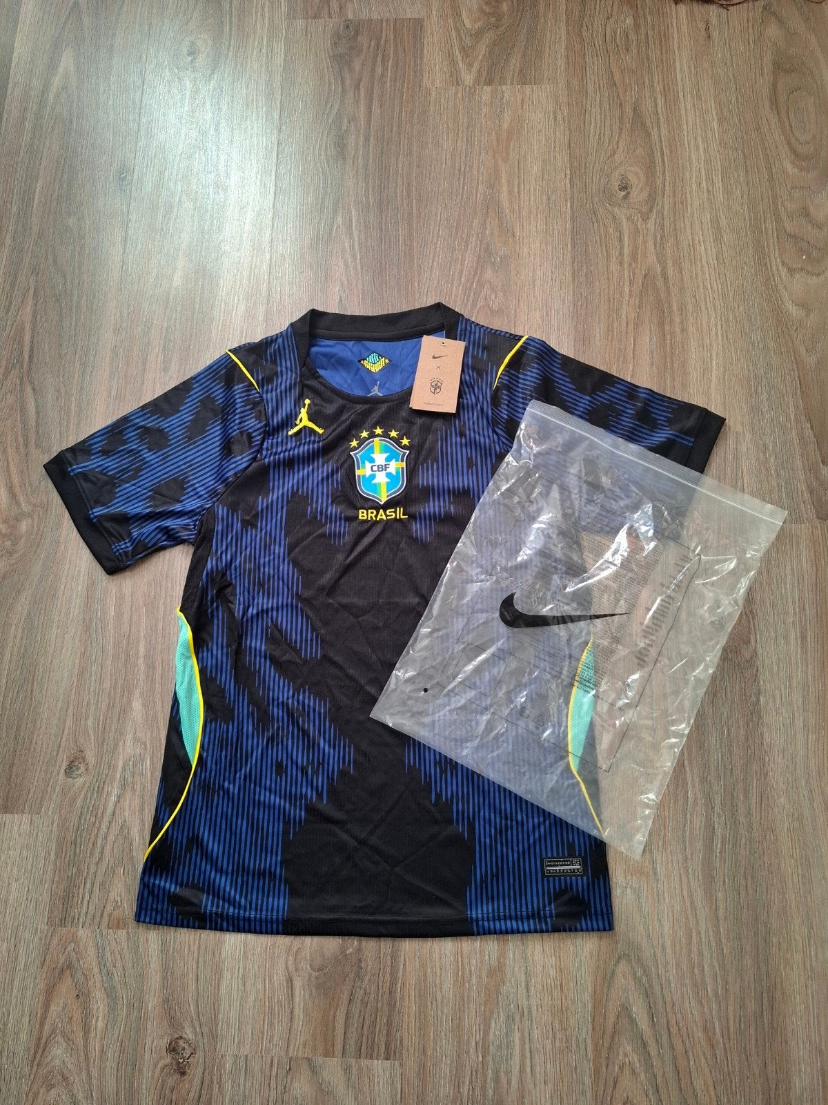 Jordan Brazilië Uitshirt WK 2026, Kleding | Heren, T-shirts, Nieuw, Jordan, Groen, Verzenden