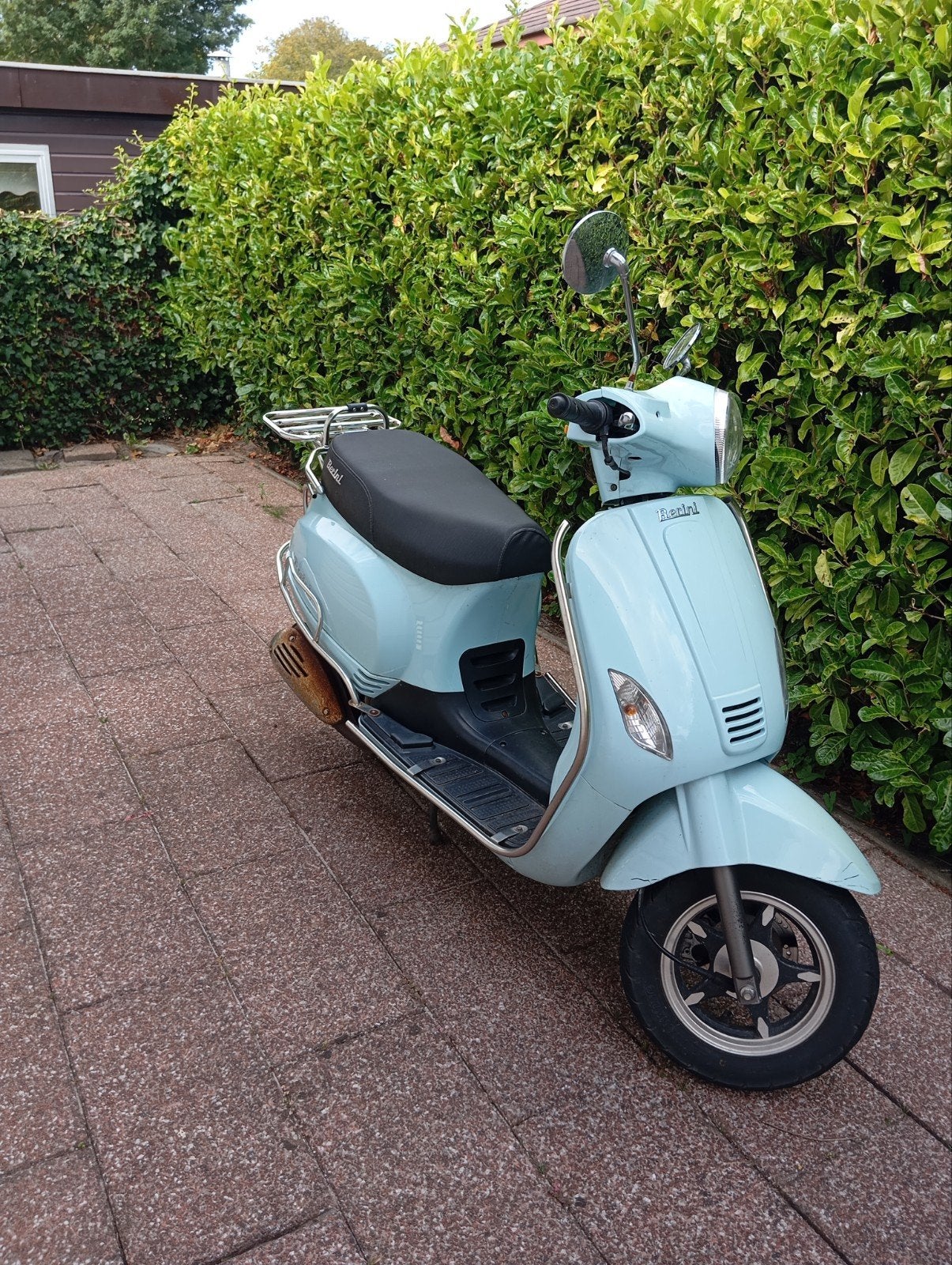 scooter blauw kenteken, Fietsen en Brommers, Snorfietsen en Snorscooters, Overige merken, Gebruikt, Ophalen of Verzenden, Benzine