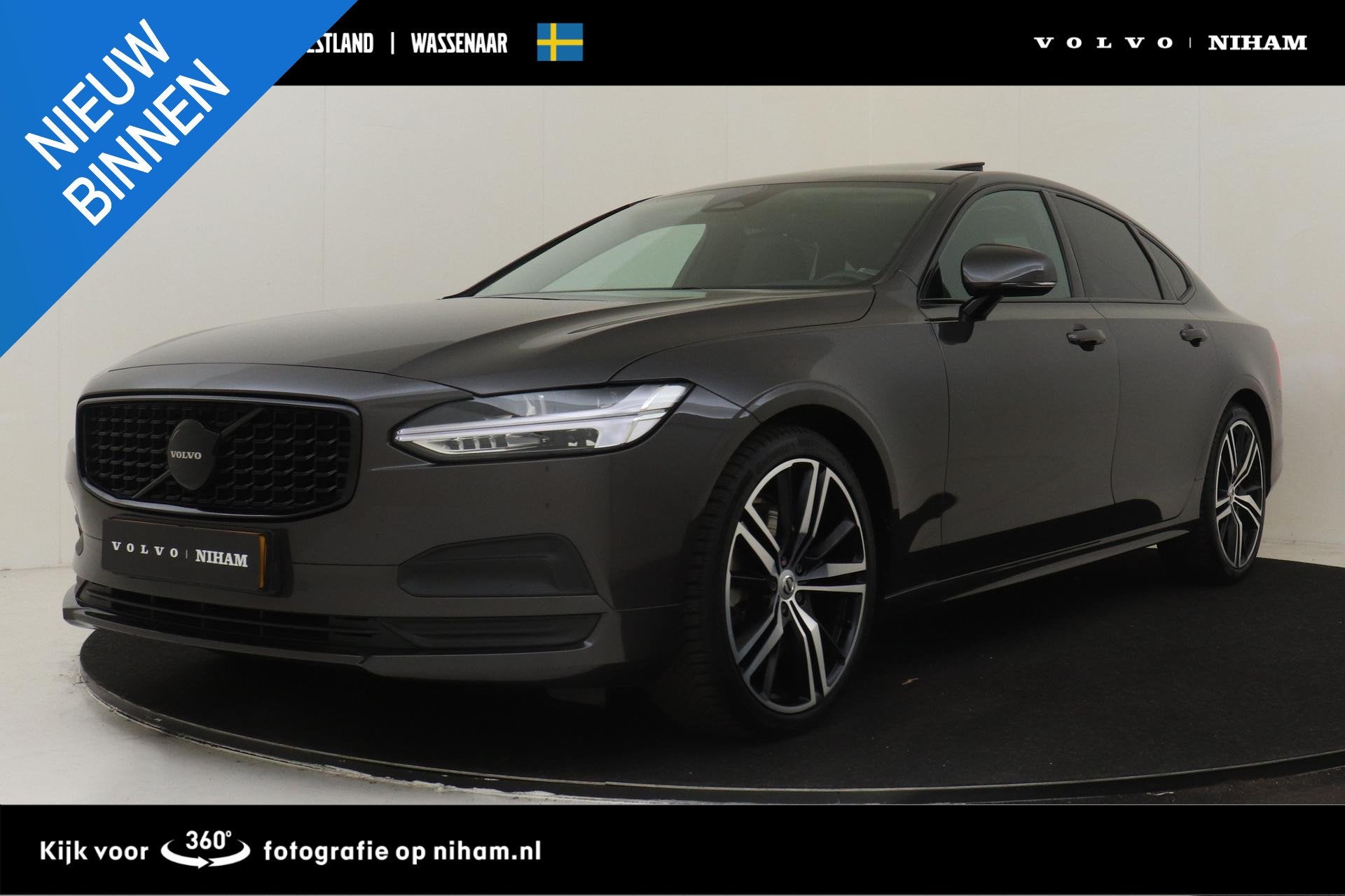 Volvo S90 B4 (M-HYBRID) BUSINESS PRO -PANO.DAK|HARMAN/KARDON, 12 maanden, 15 km/l, Gebruikt, Euro 6