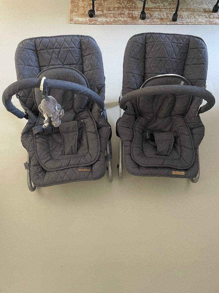 2x Little dutch wipstoel, Gebruikt, Wipstoel, Met gordel(s) of riempje(s), Ophalen
